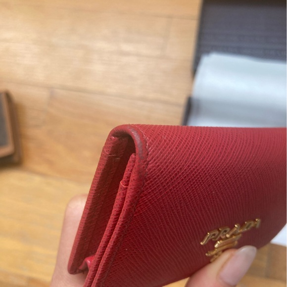 Prada Saffiano Leather Card Holder - Picture 8 of 11